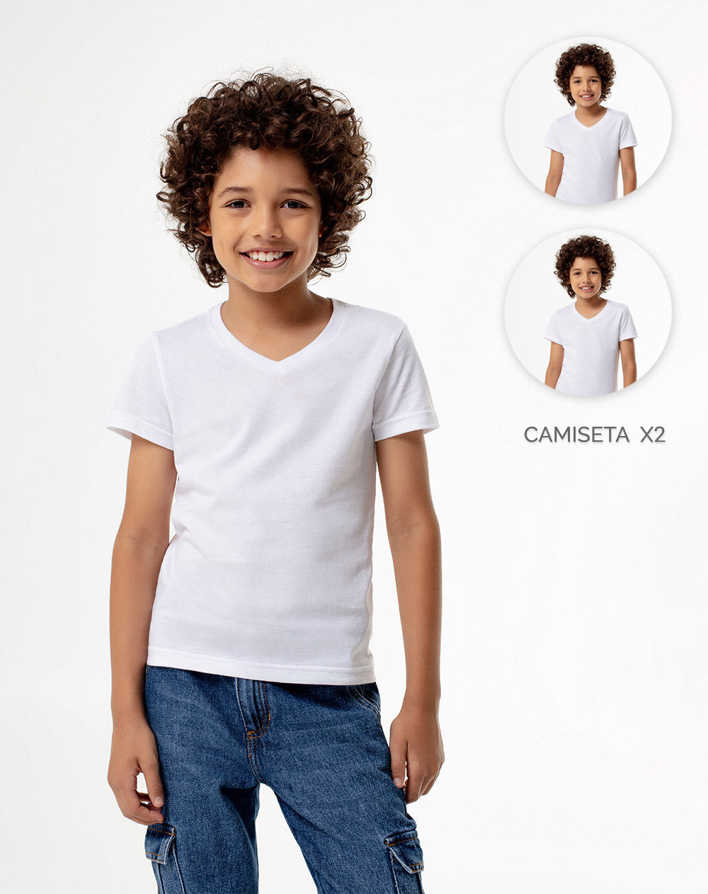 Camiseta Camiseta para Nino Camiseta Interior Nino Camiseta Basica para Nino Basica Blanca para Nino Camiseta en Algodon para Nino Comodidad Frescura Proteccion. Compra Online. Gef Colombia