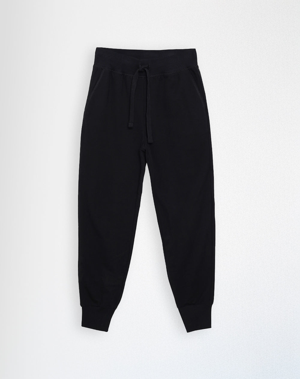 Jogger slim fit tiro medio negro