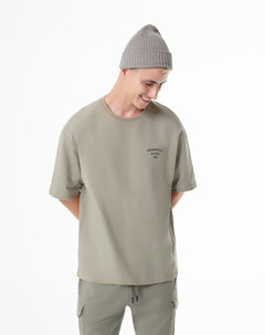 Camiseta Adis Adis oversized fit manga corta verde