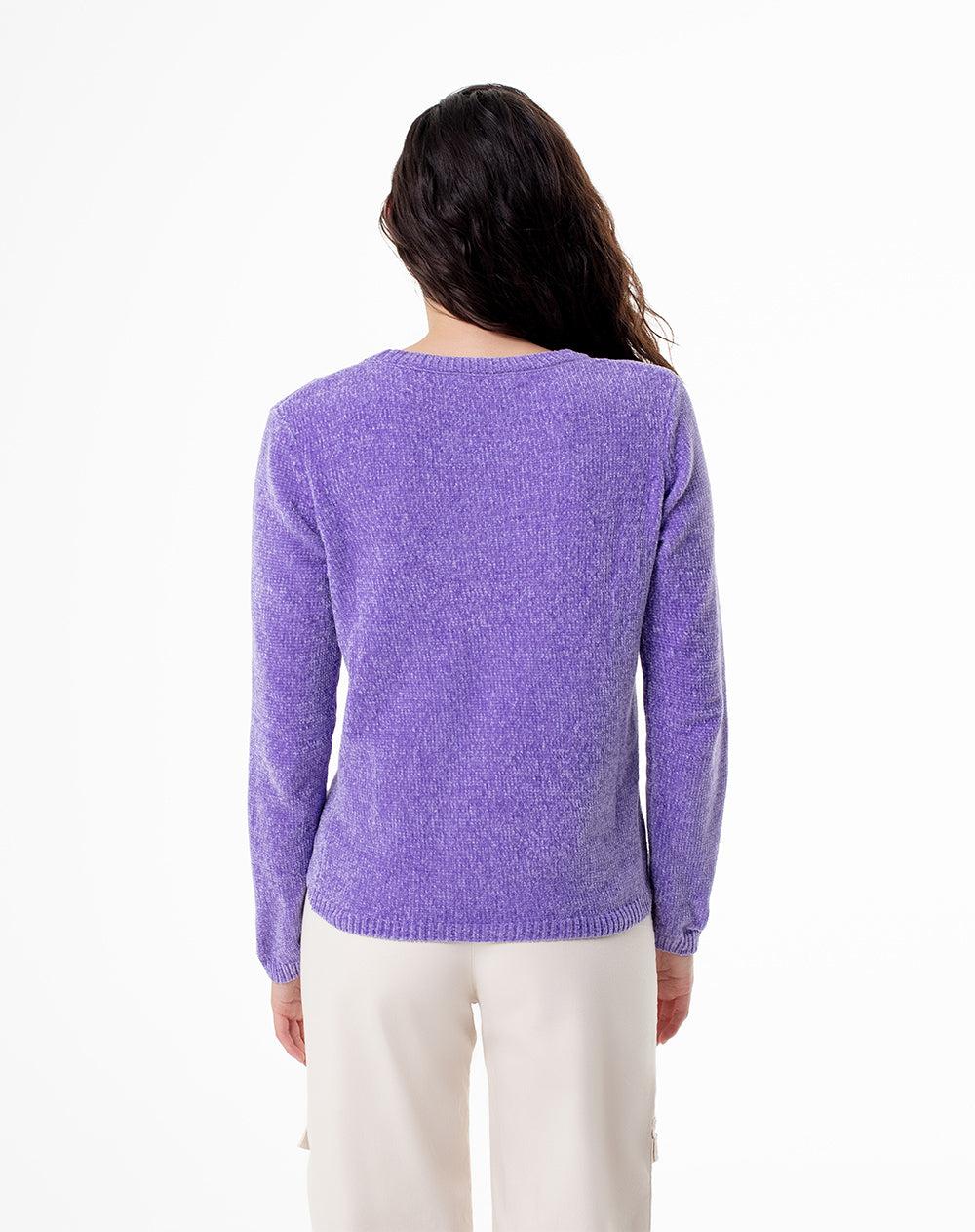 Buzo regular fit morado