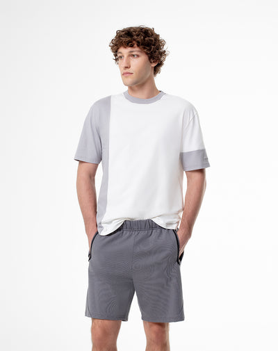 Bermuda regular fit gris