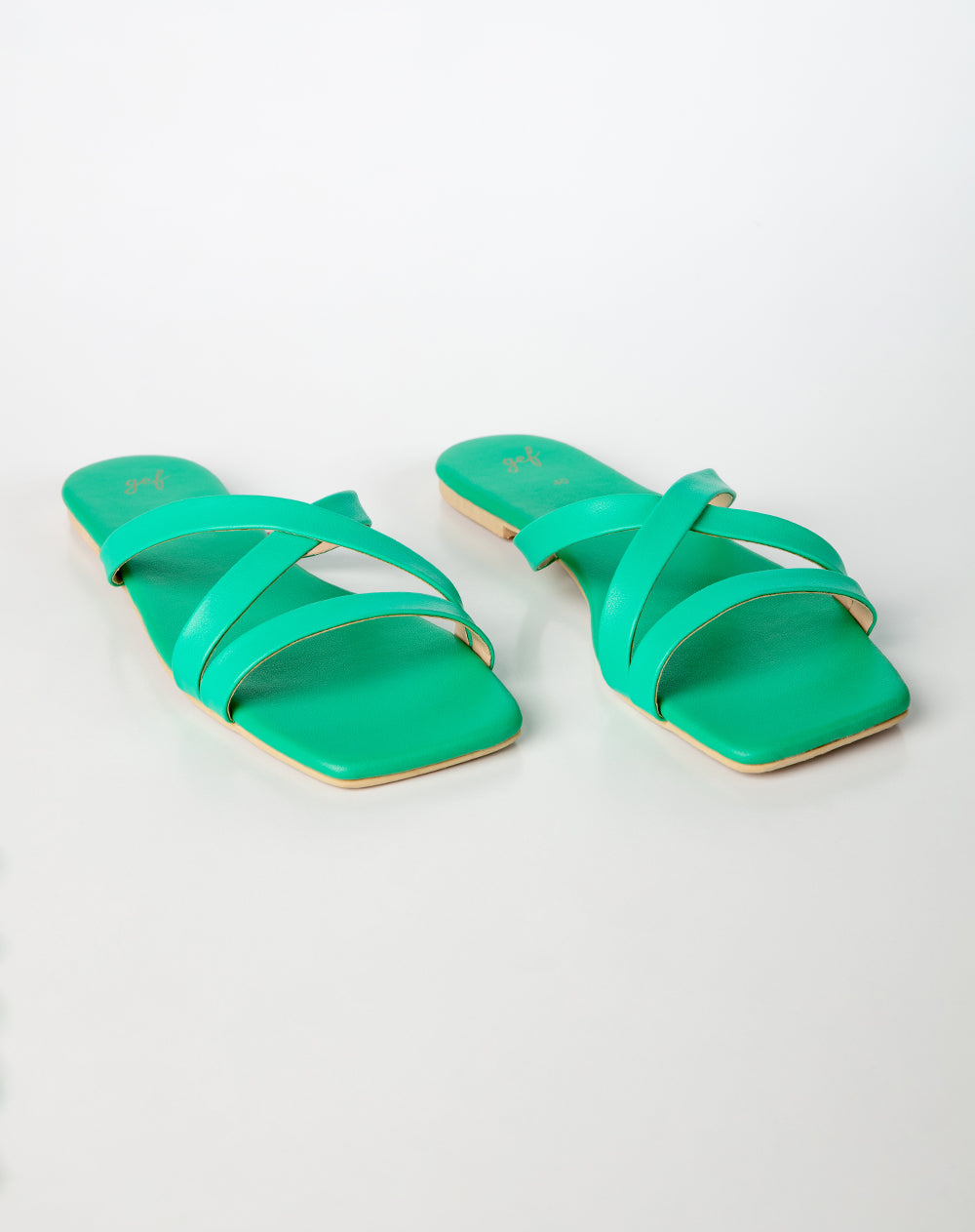 Sandalias verdes