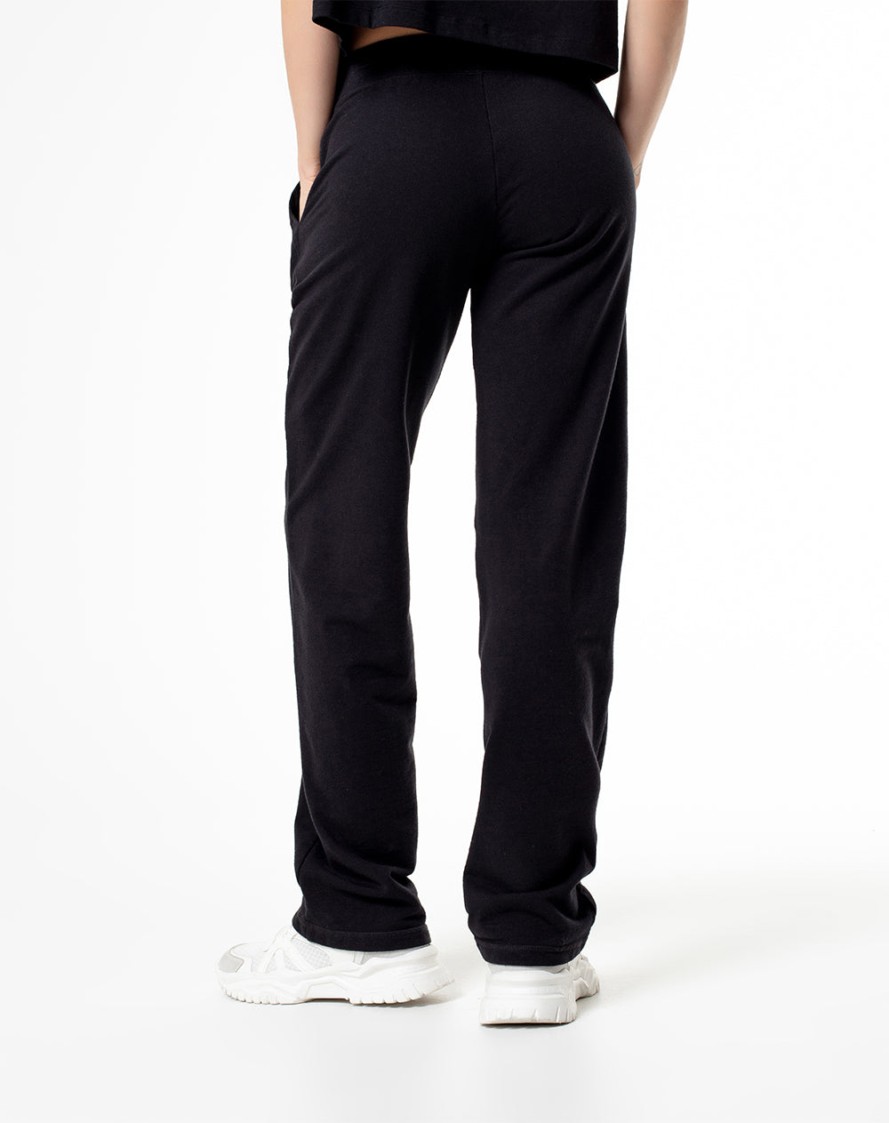 Jogger Dazz regular fit tiro medio negro