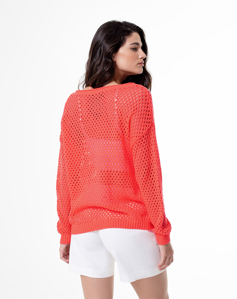 Buzo relaxed fit coral