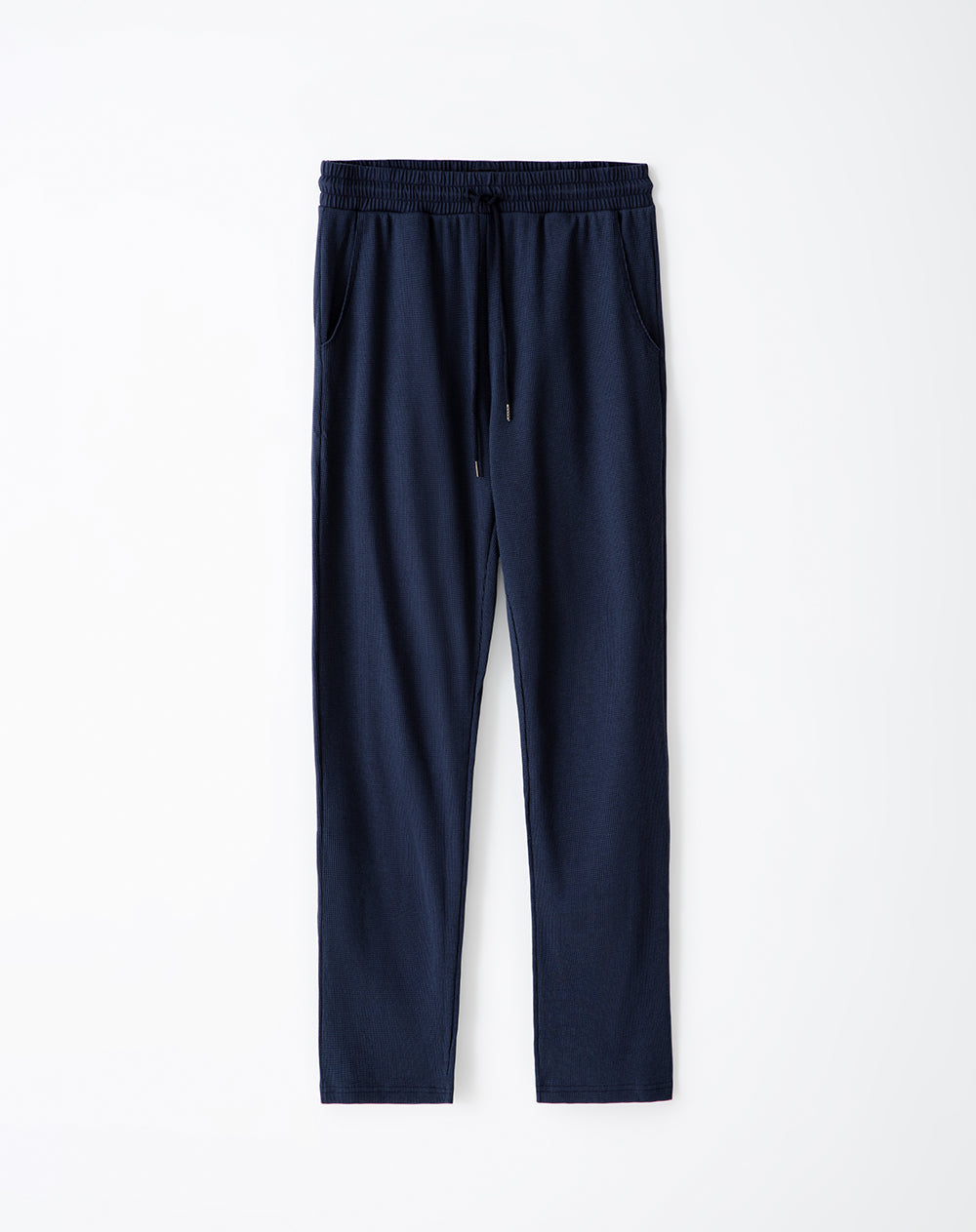 Pantalón regular fit tiro alto azul