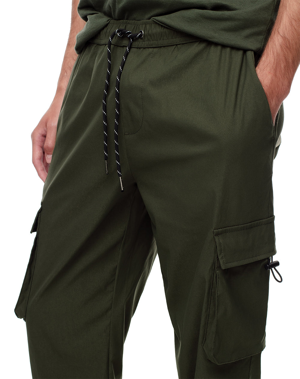 Pantalón Femuy regular fit tiro medio verde