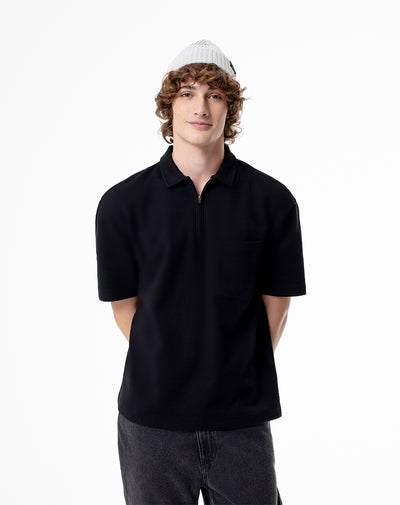 Polo Figup Figup regular fit negra