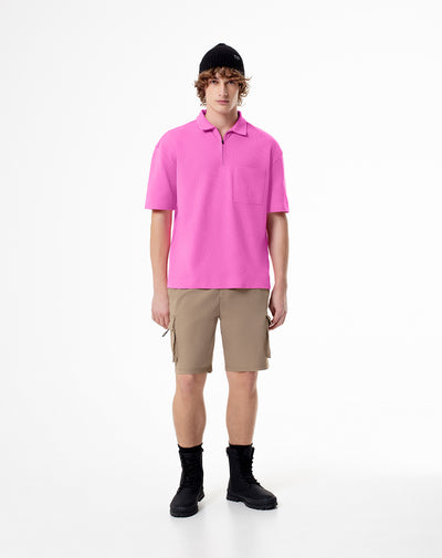 Polo regular fit rosada