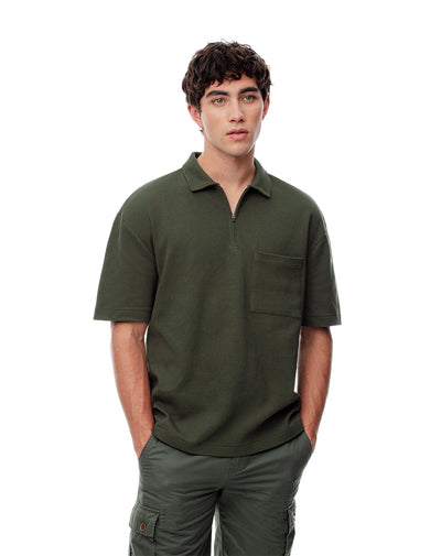 Polo regular fit verde