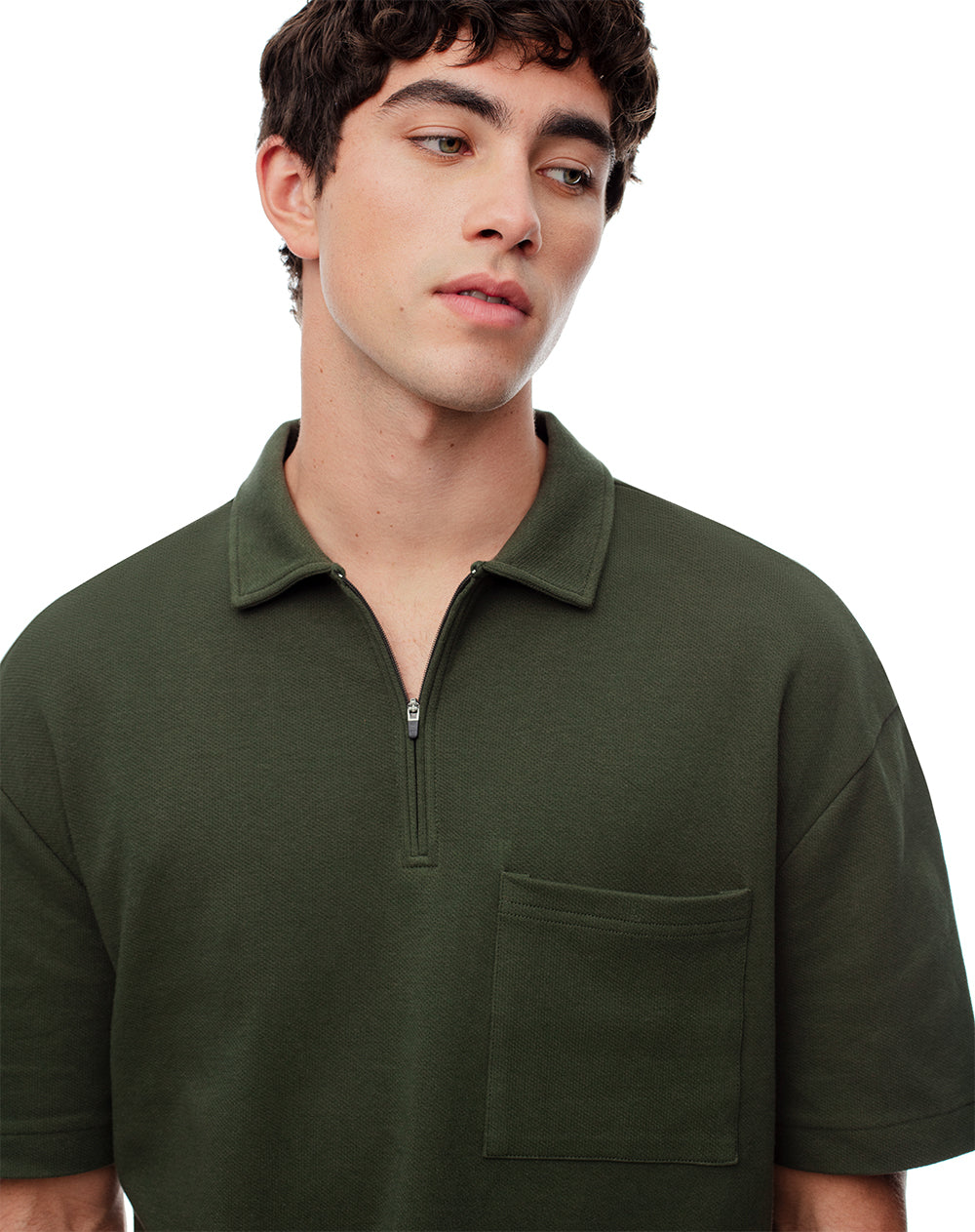 Polo regular fit verde