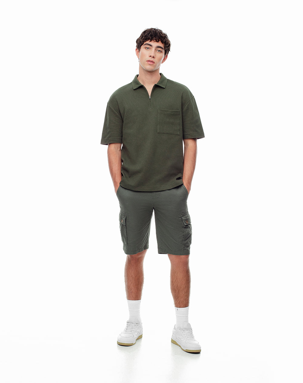 Polo regular fit verde