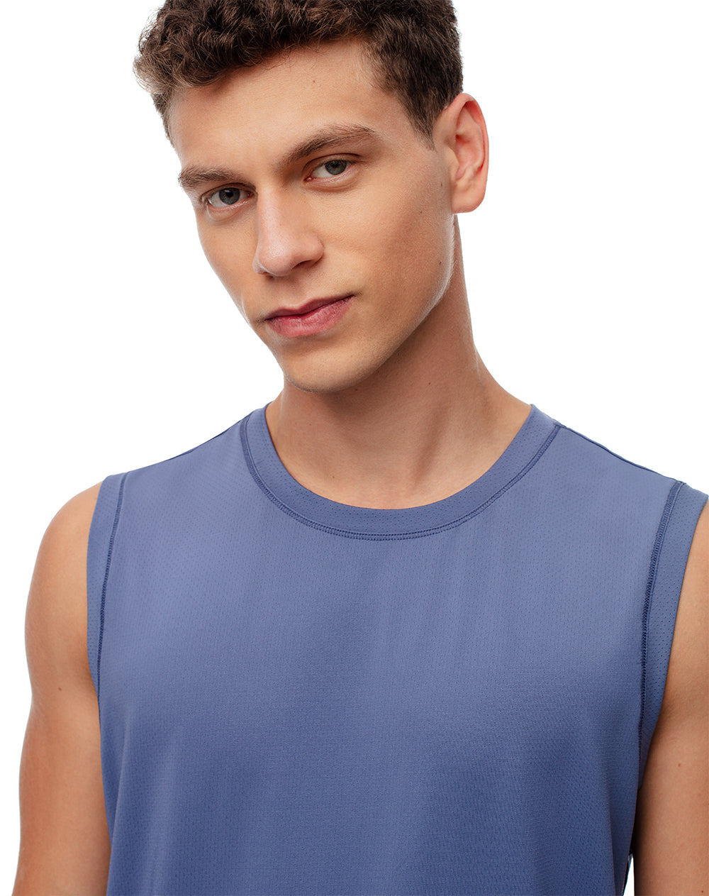 Camiseta regular fit azul