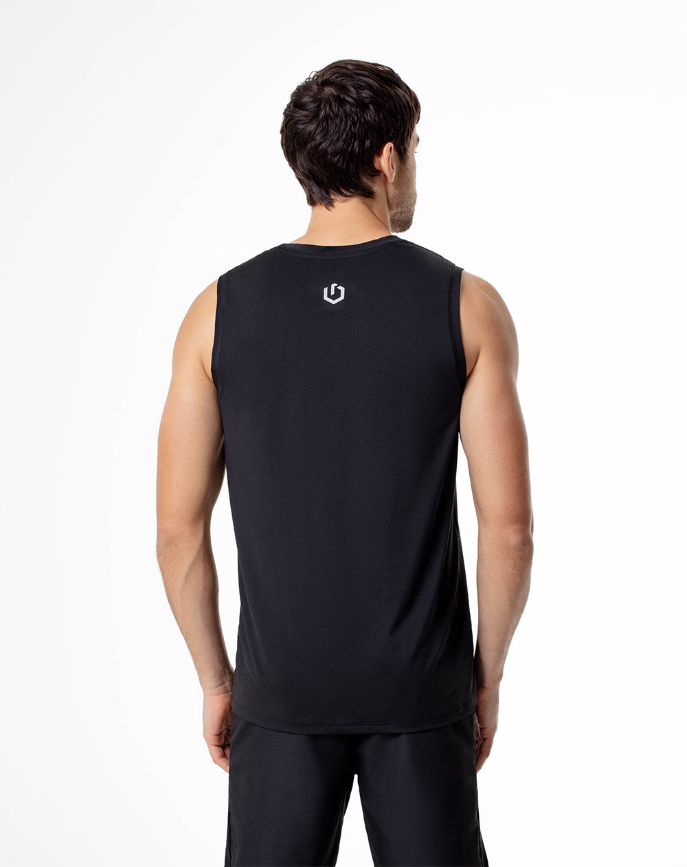 Camiseta regular fit negra