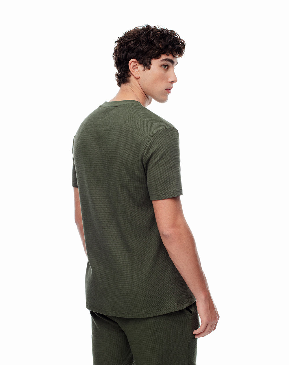 Camiseta oversized fit manga corta verde