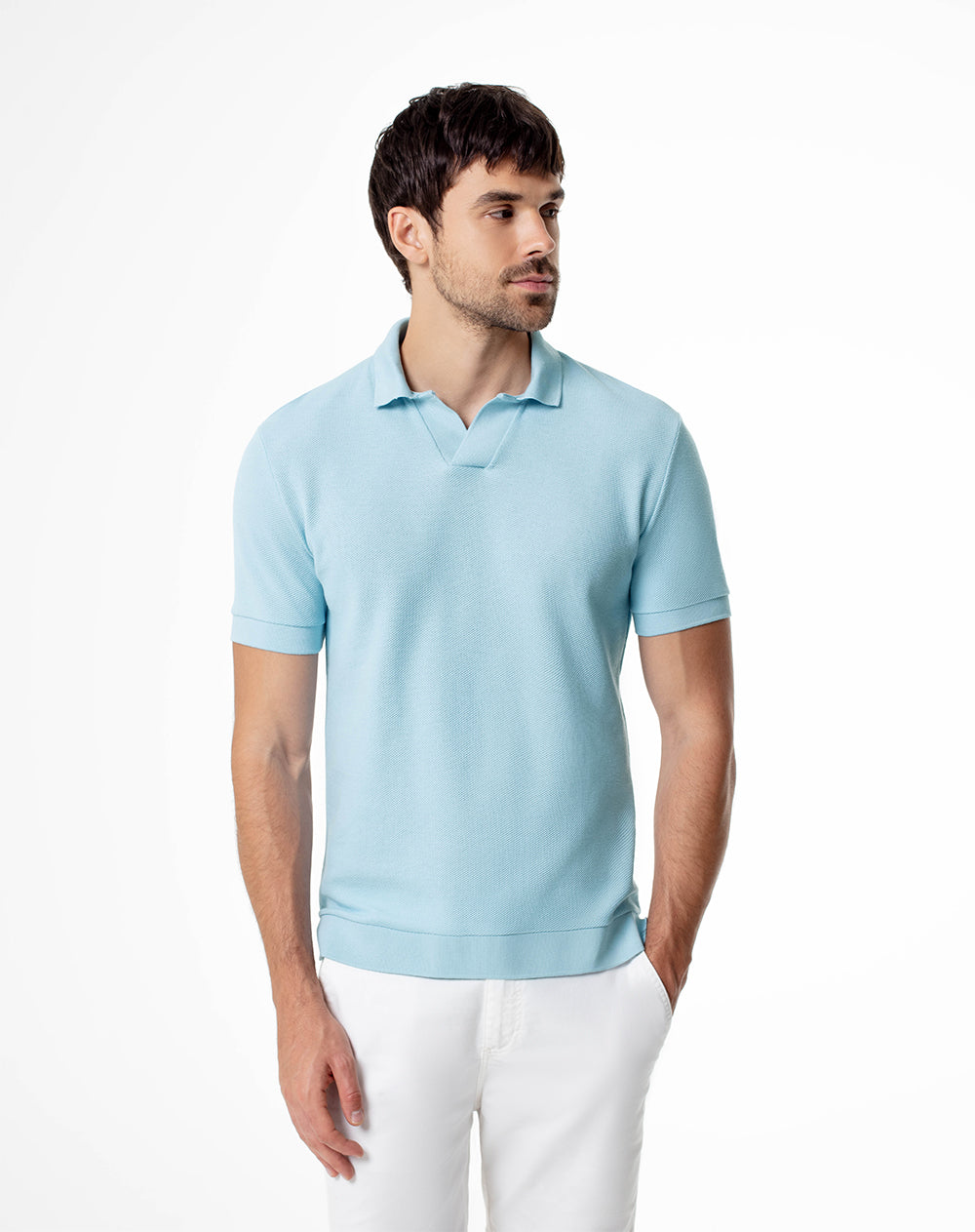 Polo regular fit azul