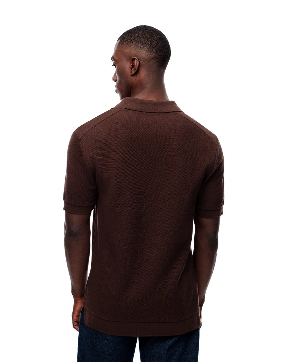 Polo regular fit chocolate