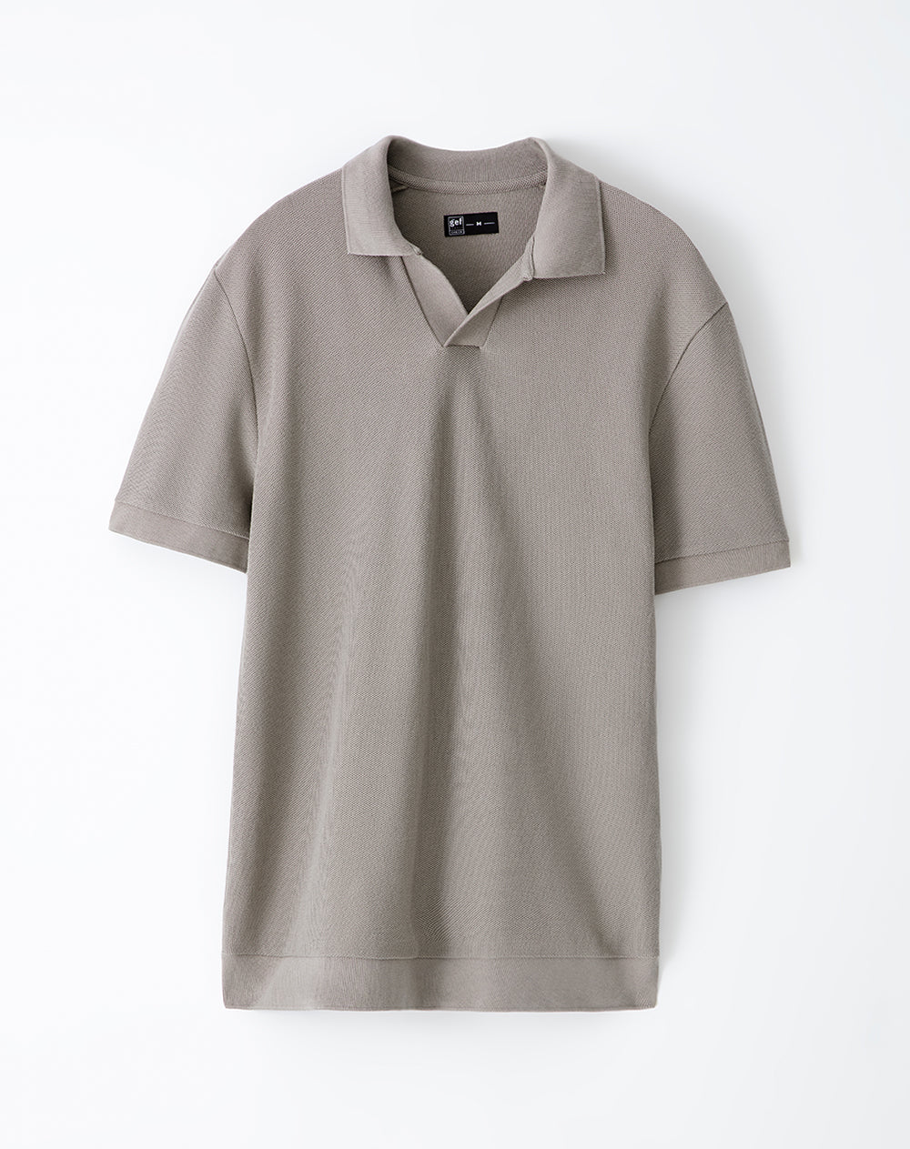 Polo regular fit taupe