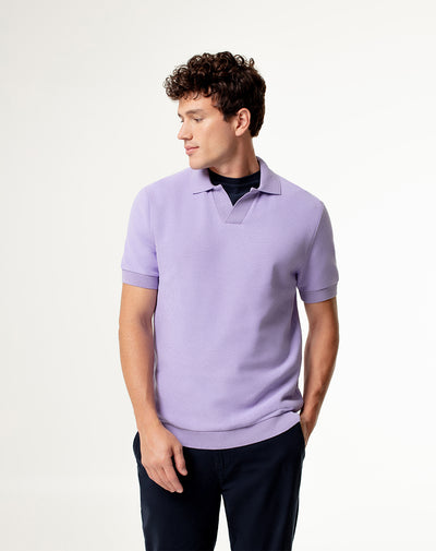 Polo regular fit violeta