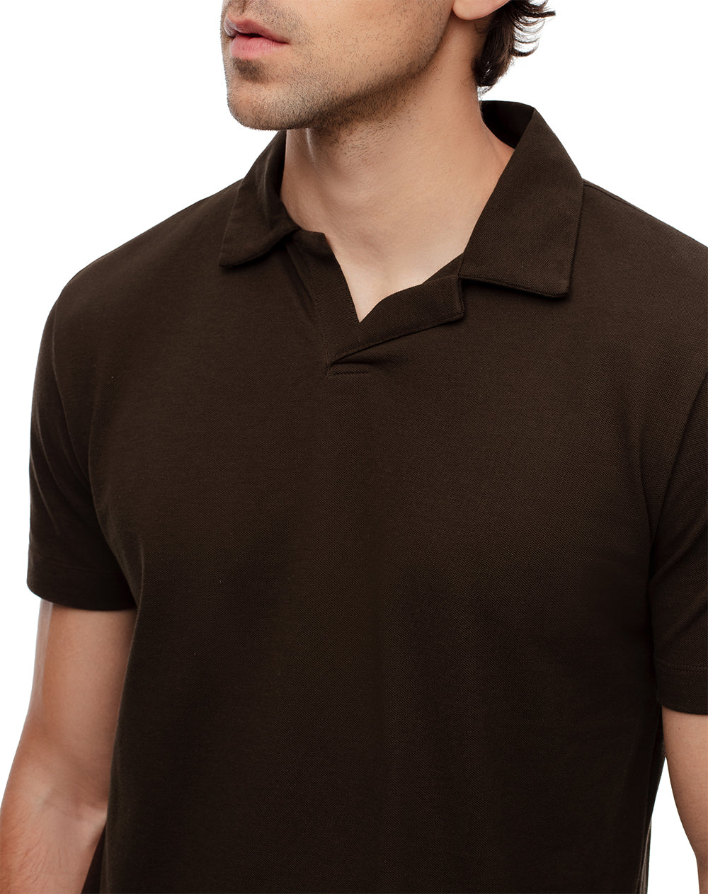 Polo regular fit chocolate