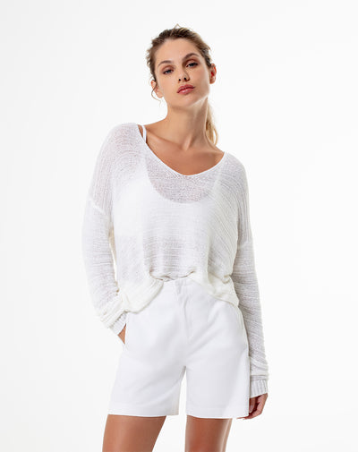 Buzo loose fit blanco