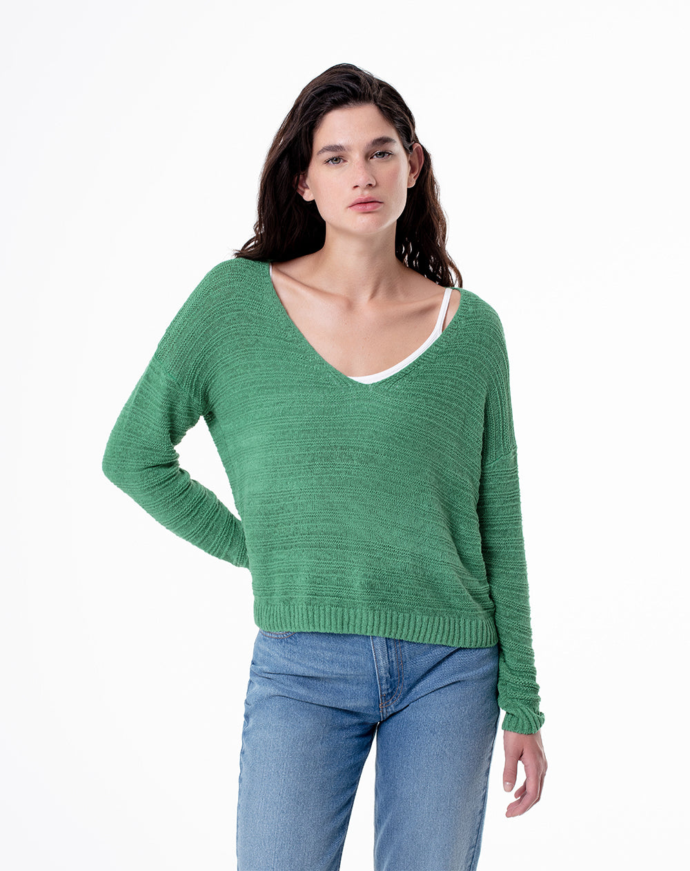 Buzo loose fit verde