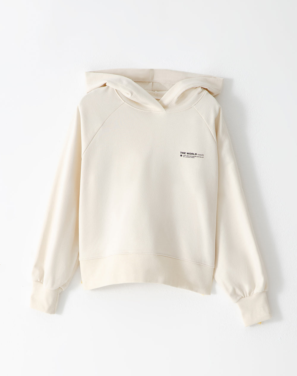 Buzo relaxed fit crema