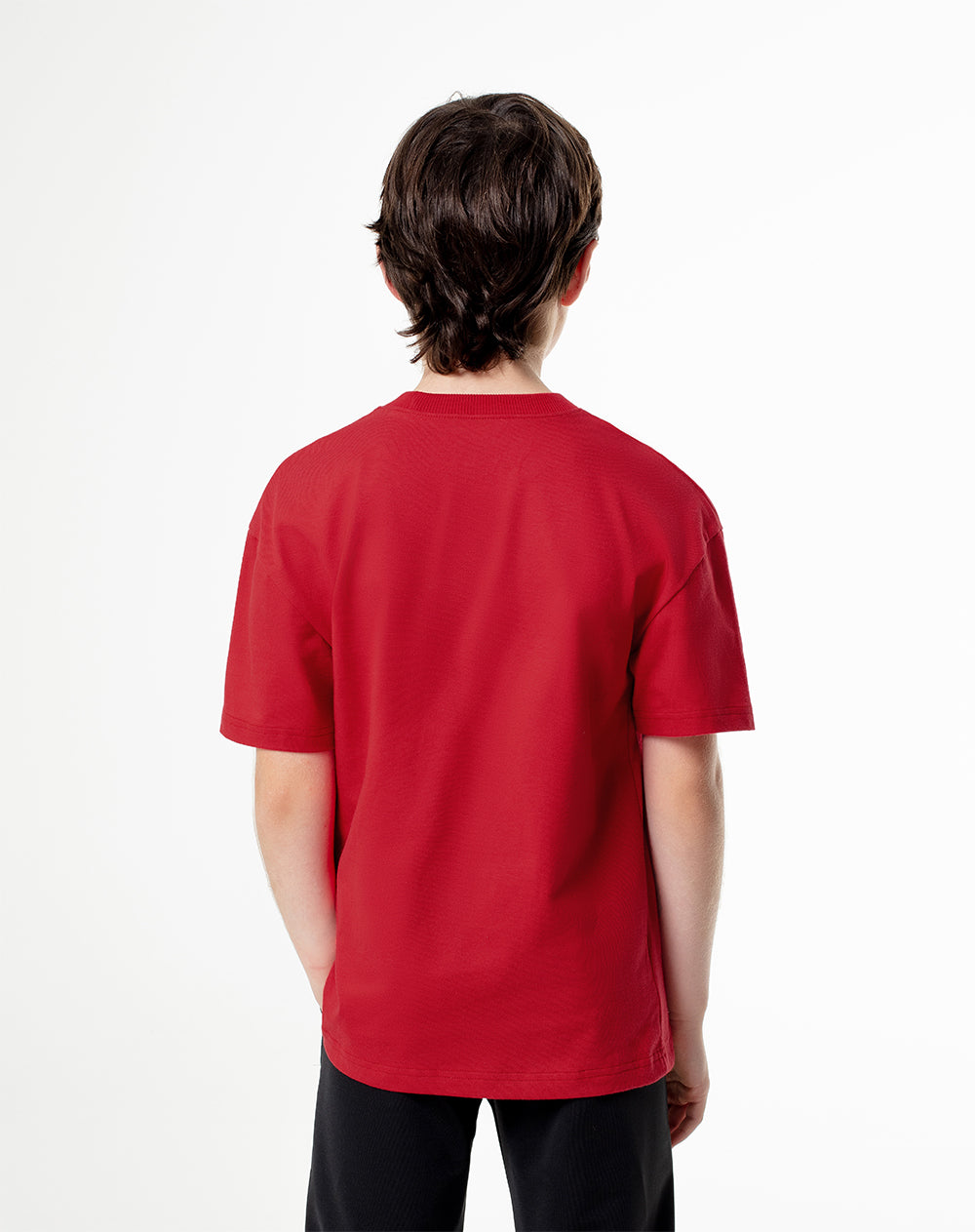 Camiseta fit manga corta roja
