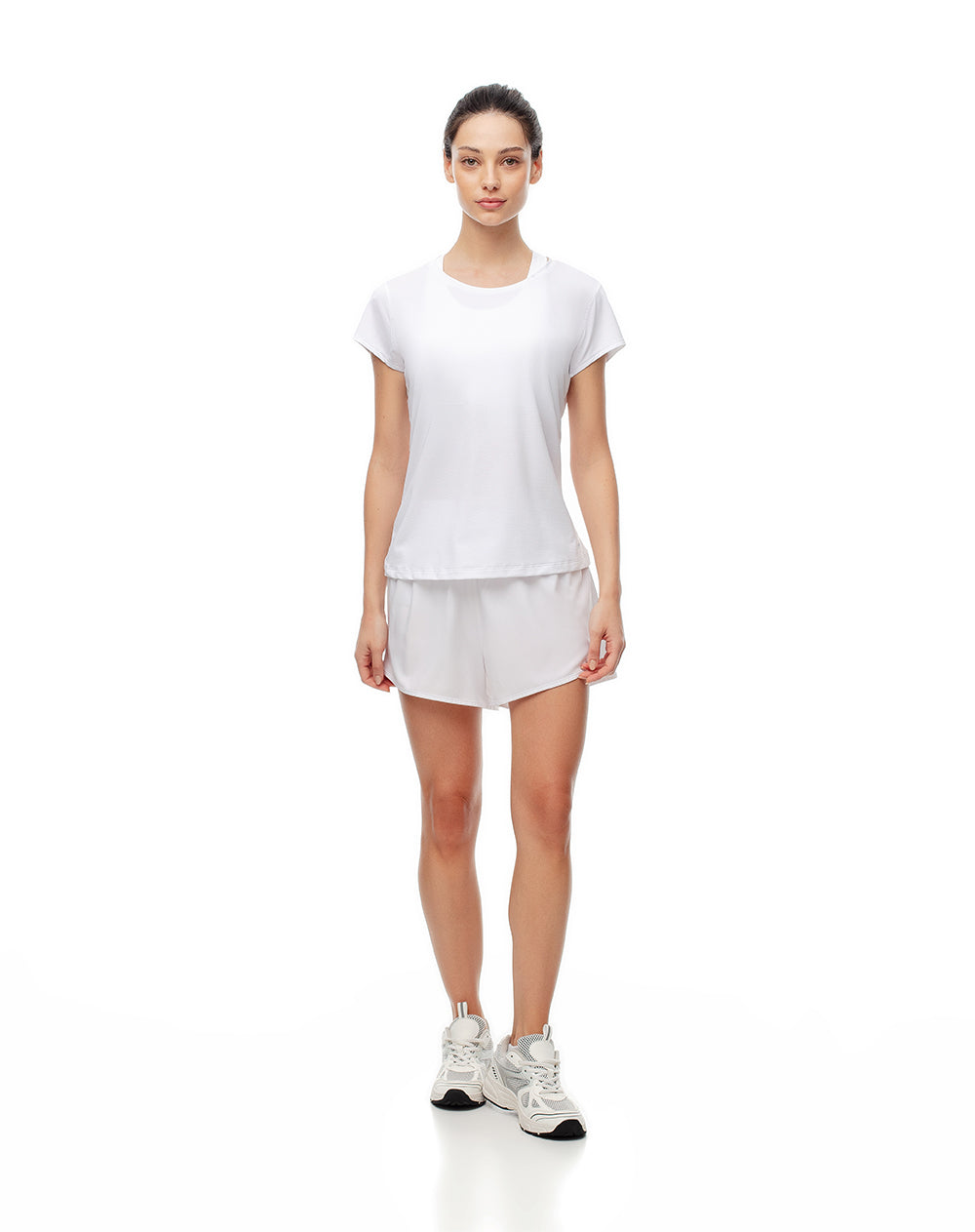 Camiseta Lara regular fit manga corta blanca