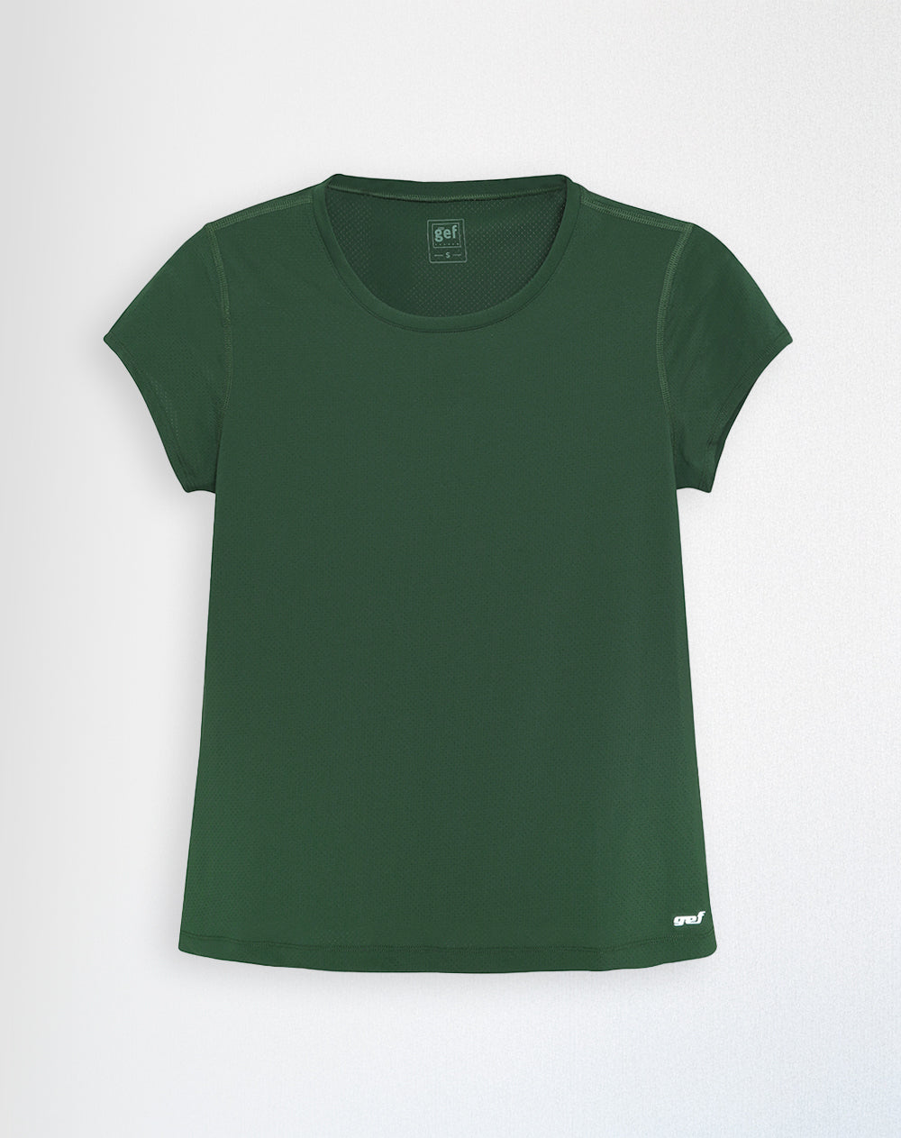 Camiseta regular fit manga corta verde