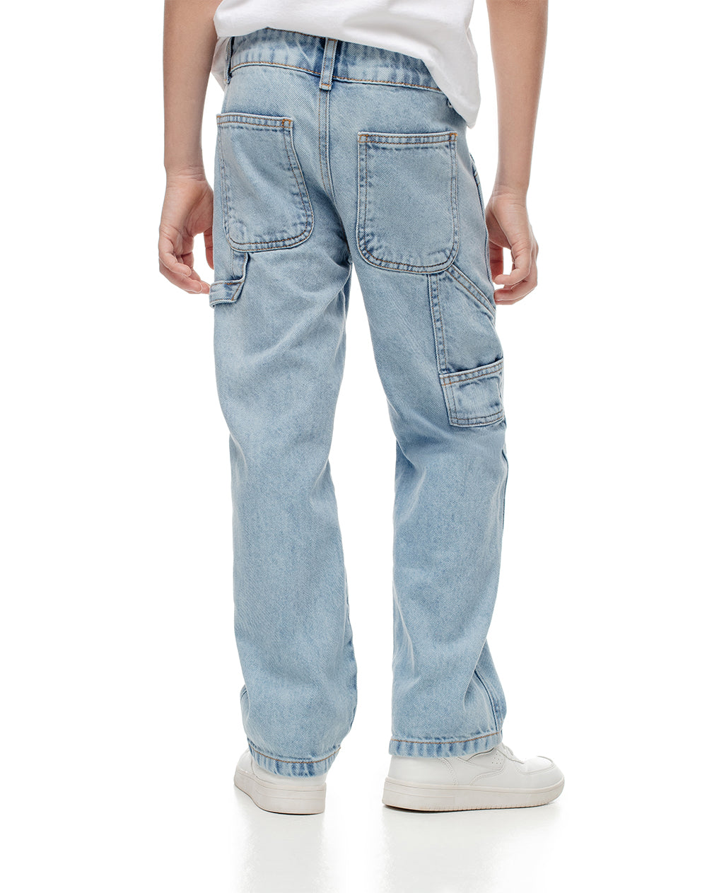 Jean regular fit tiro medio indigo