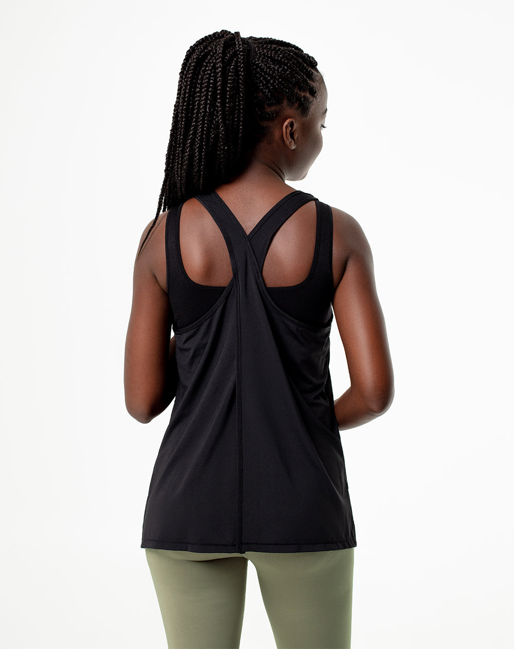 Camiseta regular fit negra