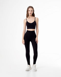 Legging tiro alto negro