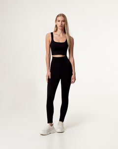 Legging tiro alto negro