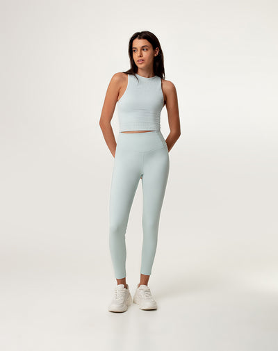 Legging tiro medio azul