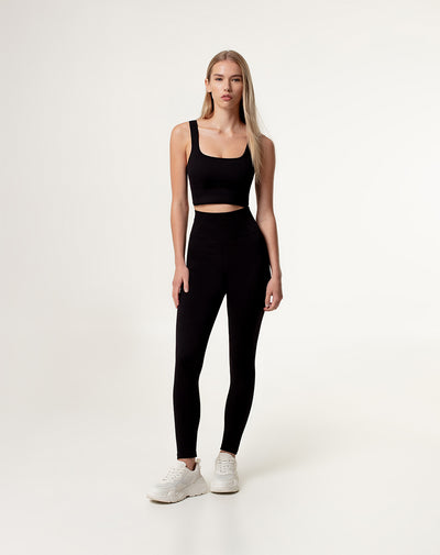 Legging tiro medio negro