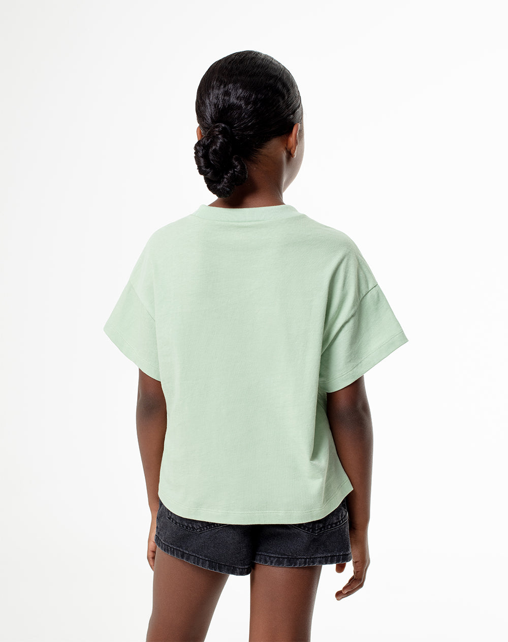 Camiseta Lendy regular fit manga corta verde