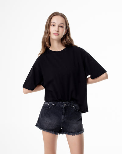 Short Lepi denim negro