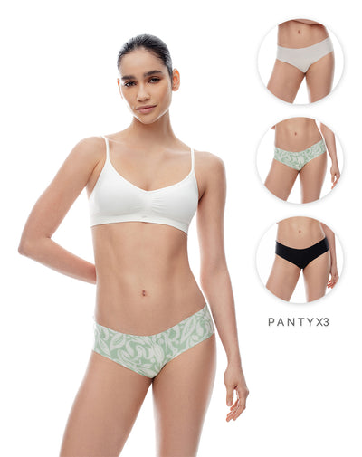 3 pantys Lepre boxer en punto tiro medio surtido