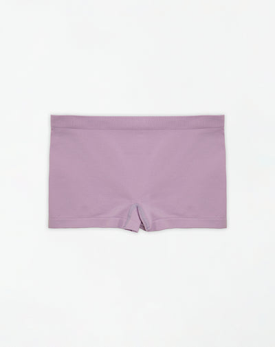 Panty boxer en seamless tiro medio lila