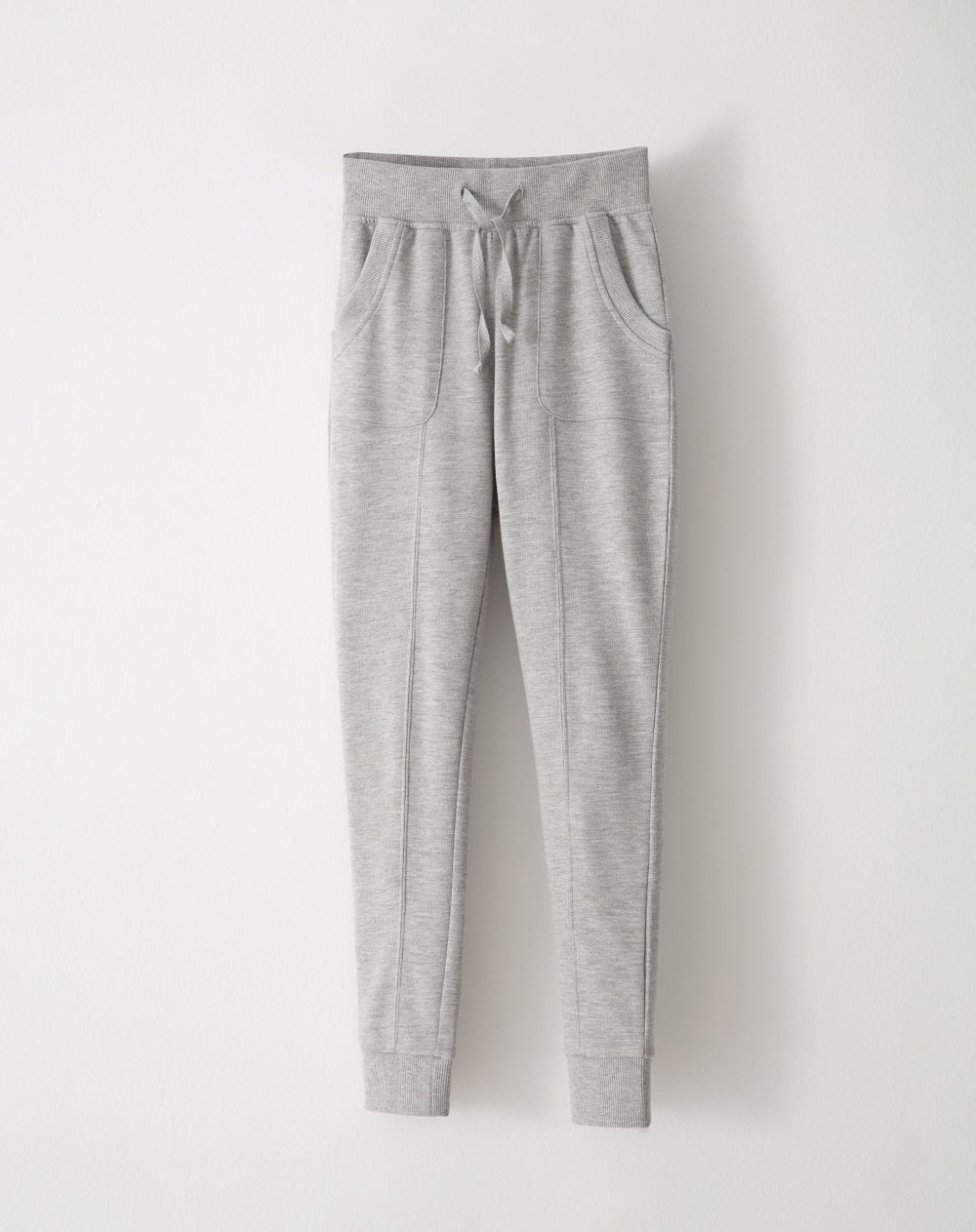 Jogger Linus regular fit tiro medio gris jaspe