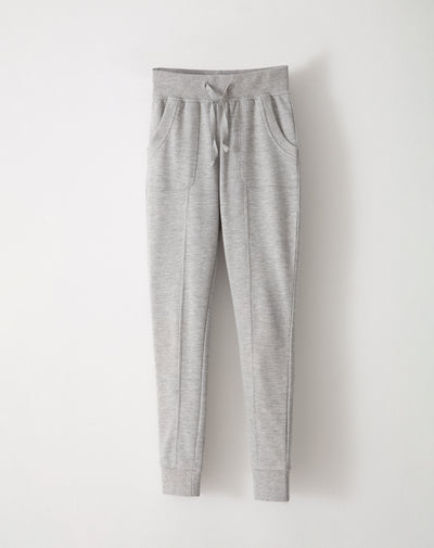 Jogger Linus regular fit tiro medio gris jaspe