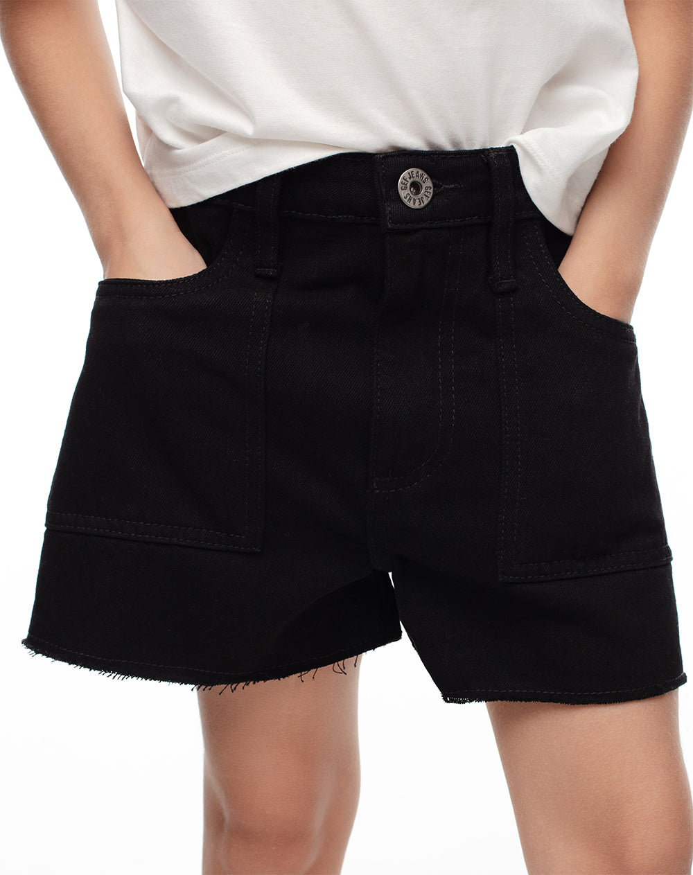 Short denim negro