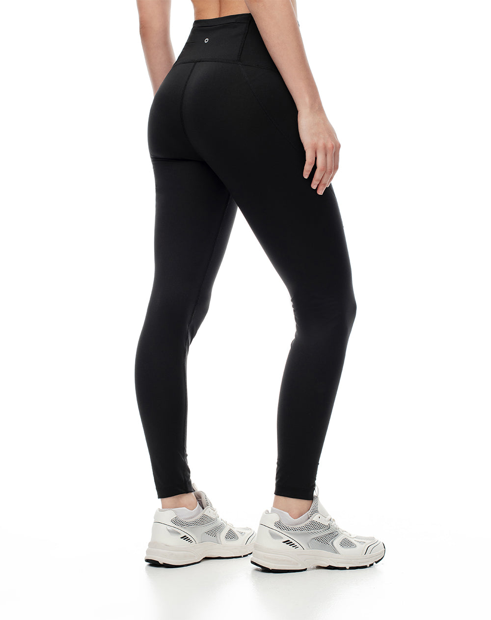 Legging tiro alto con soporte de abdomen negro