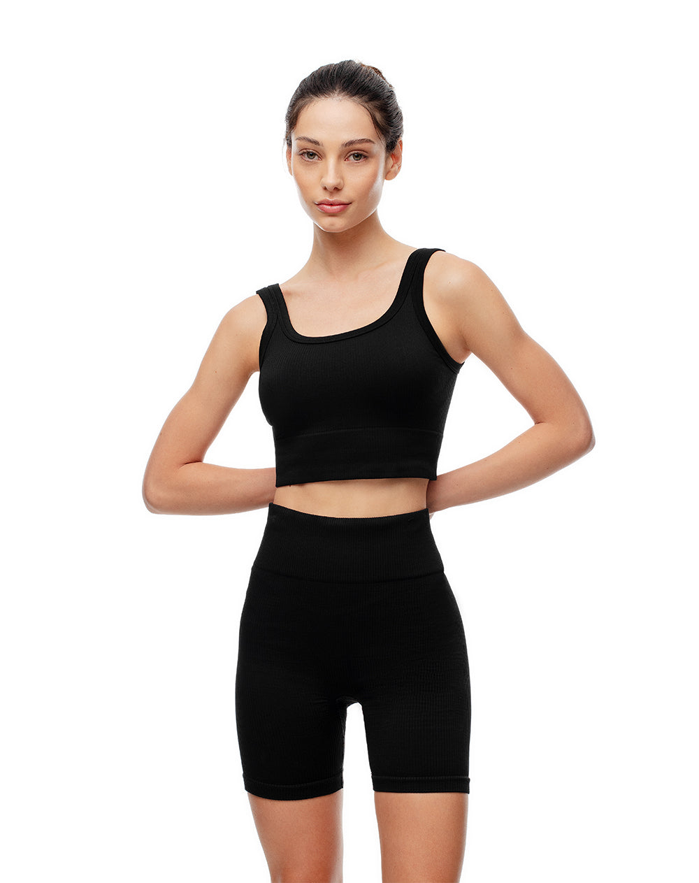 Pantaloneta negra mujer online