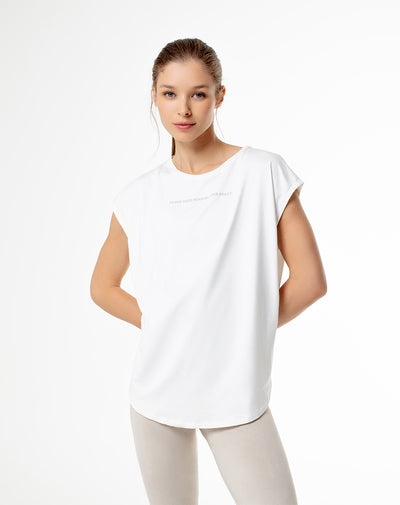 Camiseta Lozu regular fit blanca