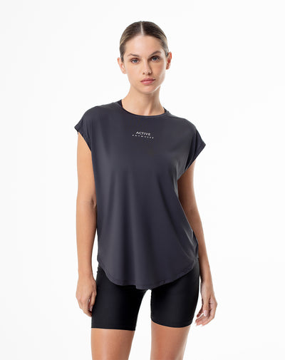 Camiseta Lozu regular fit negra