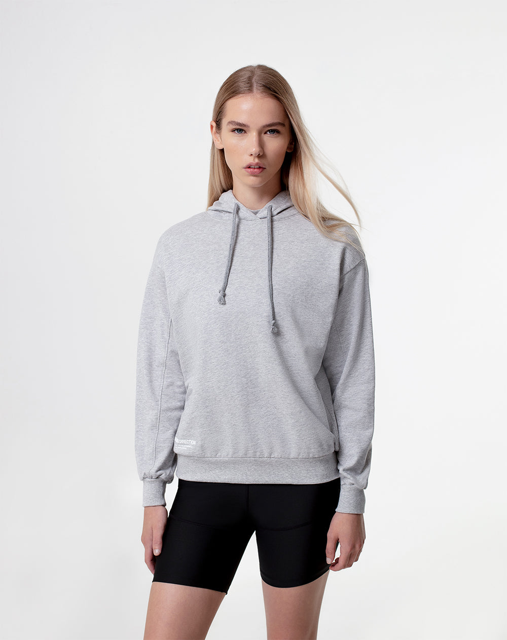 Buzo relaxed fit gris jaspe