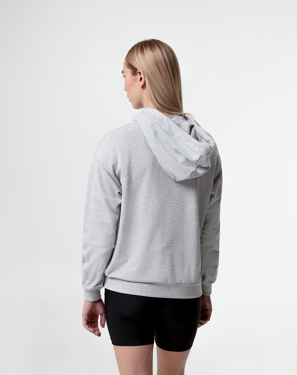 Buzo relaxed fit gris jaspe