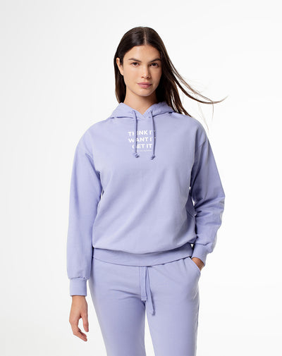 Buzo relaxed fit lavanda