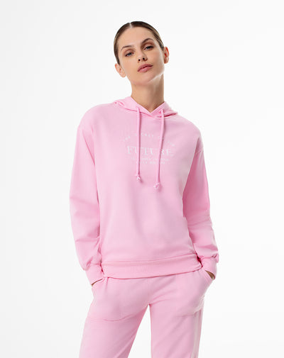 Buzo relaxed fit rosado